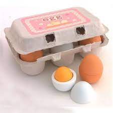 6pcs Wooden Eggs Yolk Pretend Play Kitchen Food Cooking Children Kid Toy Gift Cooking Toys Kids Pretend Play Toys Pretend Play Kitchen