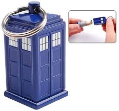 Doctor Who Tardis Secret Bank Keychain Alpes