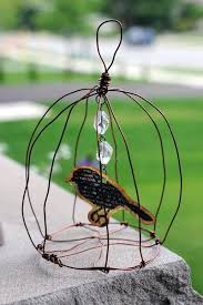 Bird In A Gilded Cage Song Cage 3d Art Bird In A Cage By Vicki Boutin Bird By Lavonne Bird In A Cage Wire Art Wire Sculpture
