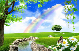 Naturally The Brook Rainbow Flowers Png Vector Beautiful Images Nature Beautiful Nature Nature Backgrounds