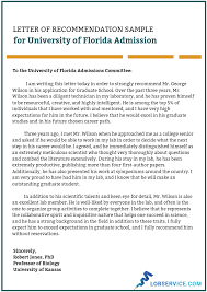 Letter Of Recommendation For Graduate School Writing Service
