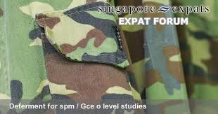 If you are from a national school, you will sit for spm. Deferment For Spm Gce O Level Studies Singapore Expats Forum
