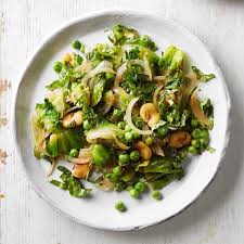 Warm Fava Bean Escarole Salad Scafata Recipe Spring Vegetables Recipes Mediterranean Salad Recipe Vegetable Recipes