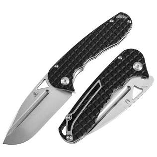 Tenable Bömbur Folding Knife Black G10 with Frag Pattern Handle ...
