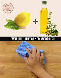 Make A Homemade And Super Non Toxic Wood Polish With Just Lemon Juice And Olive Oil Wine Bottle Diy Wood Polish Diy Cleaning Products