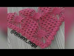 Orumcek Orgu Sal Modeli Tig Isi Crochet Shawl Youtube Tig Isleri Orgu Orgu Desenleri