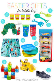 Are you looking for non chocolate easter gifts for toddlers? Easter Gift Ideas For Toddler Boys Pretty Loved Toddler Boy Easter Basket Baby Easter Basket Toddler Boy Easter