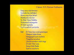 Lirik dan lagu sang surya (mars muhammadiyah) lirik dan lagu mars imm; Mars Muhammadiyah Youtube