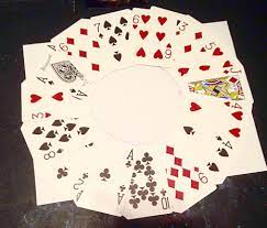 Using a ruler as a guide, make little marks two inches out all around the first oval you drew. How To Make A Playing Card Top Hat Playing Card Crafts Card Craft Paper Crafts Diy Kids
