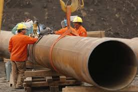 Enbridge received permission from michigan to locate the line 5 pipeline on the great lakes canadian oil transportation giant enbridge may soon lose its permission to operate a controversial. Enbridge Starts Construction On Line 3 Project In Minnesota Globalnews Ca