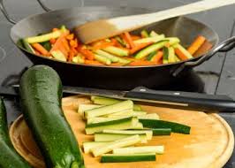 2 tomates, 1 courgette, 2 pommes de terre. Jardiniere Ou Poelee De Legumes