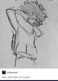 Embarrassed Fluff Boy Cartoon Art Styles Art Sketches Art Drawings Sketches