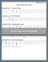 Bass Guitar Note Charts Lovetoknow