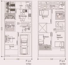 Desain Rumah Minimalis 2 Lantai Diatas Tanah 6x12 M2 Denah Rumah Rumah Minimalis Desain Rumah