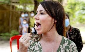 Princess Marie of Denmark visited the province of Takeo