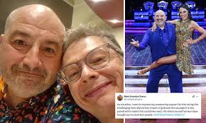 Wynne Evans' brother Mark shows his 'unwavering support' for the star and  insists he 'has a heart of gold amid claims he's been axed from the  Strictly tour after X-rated jibe' |