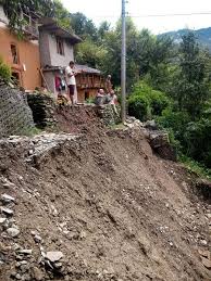 पहाडी जिल्लामा पहिरोको उच्च जोखिम - बडिमालिका खबर