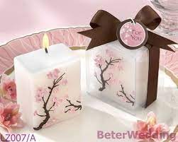 Cherry Blossom Wedding Decoration Tea Light Candle Supply Lz007 A Beterwedding Cherry Blossom Candle Cherry Blossom Wedding Decor Cherry Blossom Wedding Theme