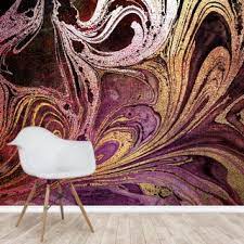 Marble Gold Streak Wallpaper By Lara Skinner Wallsauce Au Marble Wallpaper Marble Wall Mural Wall Wallpaper