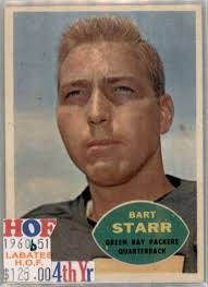 1960 Topps FB #1-99 Bart Starr Green Bay Packers