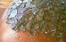 Making Art Got Tempered Glass Broken Glass Art Tempered Glass Mosaic Glass