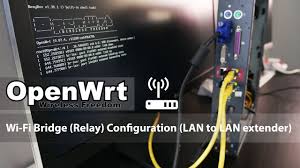 Configuring an access point via gui. Openwrt Wifi Bridge Lan To Lan Wifi Repeater Extender Youtube
