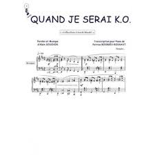 Alain souchon quand j serai k o 1988. Quand Je Serai K O