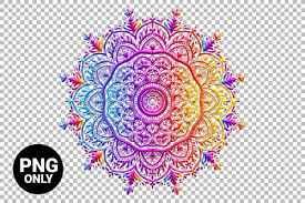 Discover the magic of the internet at imgur, a community powered entertainment destination. Rainbow Floral Mandala Sublimation Graphic By Craftscreateshop Creative Fabrica