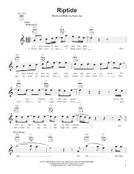Gotta love someone who puts that where to find comedy songs for ukulele. Riptide By Vance Joy Sheet Music For Ukulele