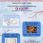 Korean Cooking Demonstration