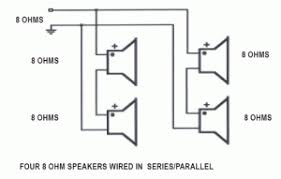 To wire in series one connects the live and neutral wires directly to the receptacles; Series Parallel Speaker Wiring