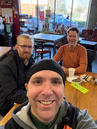 We did not want to go back out there this morning. Also had a surprise  visit from John Autry and John Holmes but I didn't think to grab the pic  while they