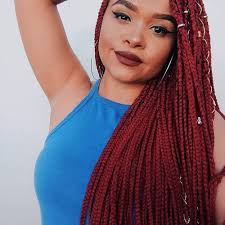 Kalisa Long Braided Lace Front Wigs Color Synthetic Wigs Wine Red Color  Braided Hair High Temperature Fiber Braided Lace Wigs for Black Women 260%  Density 26 Inch : Buy Online at Best