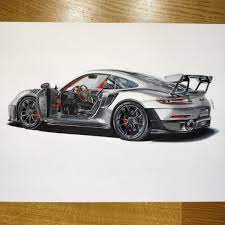 From there, you can start to build up. Porsche 911 Gt2 Rs S1m4s Art Draw To Drive