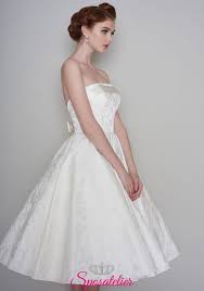 Corti colorati abiti da sposa scollati. Abiti Da Sposa Corto In Stile Anni 50 Vintagesposatelier