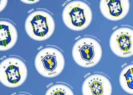 El diseño de la corona en el escudo de armas de brasil ha sido camabiado en dos ocaciones a partir del 18 de septiembre hasta el 1 de diciembre de 1822. Evolucion Del Logo De La Confederacion Brasilena De Futbol Infografias
