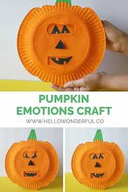 Pumpkin Emotions Craft Hello Wonderful Autumn Activities For Kids Halloween Activities For Kids Kids Exploring