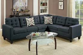 Room facelift modular sectional costco sectional costco furniture sectional modular thomasville couches sectionals fabric sectional. Poundex F6937 4 Pc Mercury Row Bouldin Creek Black Polyfiber Faux Linen Fabric Modular Sectional Sofa