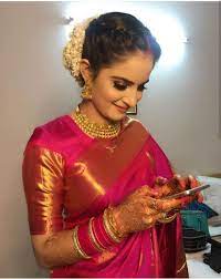 Pinterest Snehanair Kerala Saree Blouse Designs Saree Look Saree Hairstyles