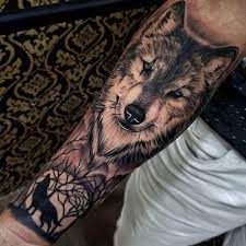 Wolf tattoo designs are hugely popular in the west and it's easy to see why. 125 Best Arm Tattoos For Men Cool Ideas Designs 2021 Guide Half Sleeve Tattoos For Guys Cool Arm Tattoos Cool Half Sleeve Tattoos