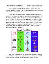 What is a food chain?a food chain is a flow of energy from a green plant to an animal and to another animal and so on. Doc Food Chains And Webs Key Alecxis Vargas Cabrera Academia Edu