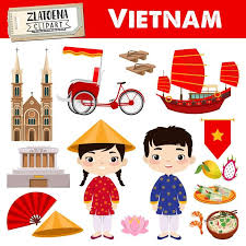 Vietnam Clipart Vietnam Graphics Asian Clip Art Vietnamese Etsy In 2021 Clip Art Vietnam Digital Stamps