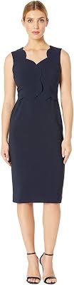 Suzi Chin For Maggy Boutique Sleeveless V Neck Dress With