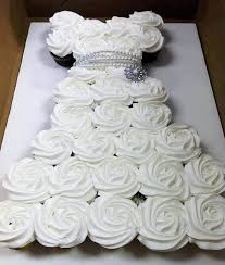 How To Make Wedding Dress Cupcake Cake Bridal Shower Cupcakes Wedding Cupcakes Wedding Dress Cupcakes