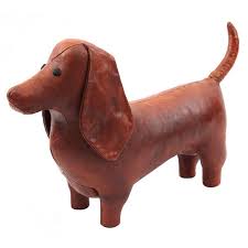 Abercrombie And Fitch Leather Dog Ottoman Dog Ottoman Leather Footstool Dachshund