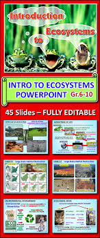 Ecosystems Powerpoint Editable Ecosystems Life Science Activities Biology Resources