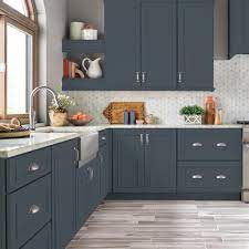 6 kitchen design trends that will be huge in 2017. Behr Premium 1 Gal N480 7 Midnight Blue Semi Gloss Enamel Interior Cabinet And Trim Paint 712301 The Home Depot New Kitchen Cabinets Painted Kitchen Cabinets Colors Kitchen Design