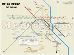 Delhi Metro Map Delhi Metro Route Map Metro Map Of Delhi