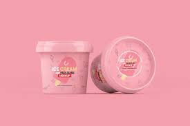 Ice Cream Jar Packaging Mockup In 2020 Jar Packaging Ice Cream Packaging Packaging Mockup
