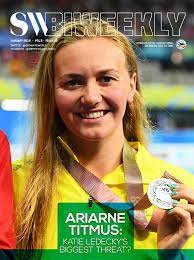 She posted a time of three minutes and 56.90 seconds, which was a massive personal best. Swimming World Biweekly Ariarne Titmus
